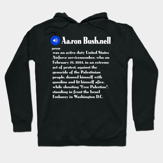 Definition: Aaron Bushnell - Front Hoodie by SubversiveWare